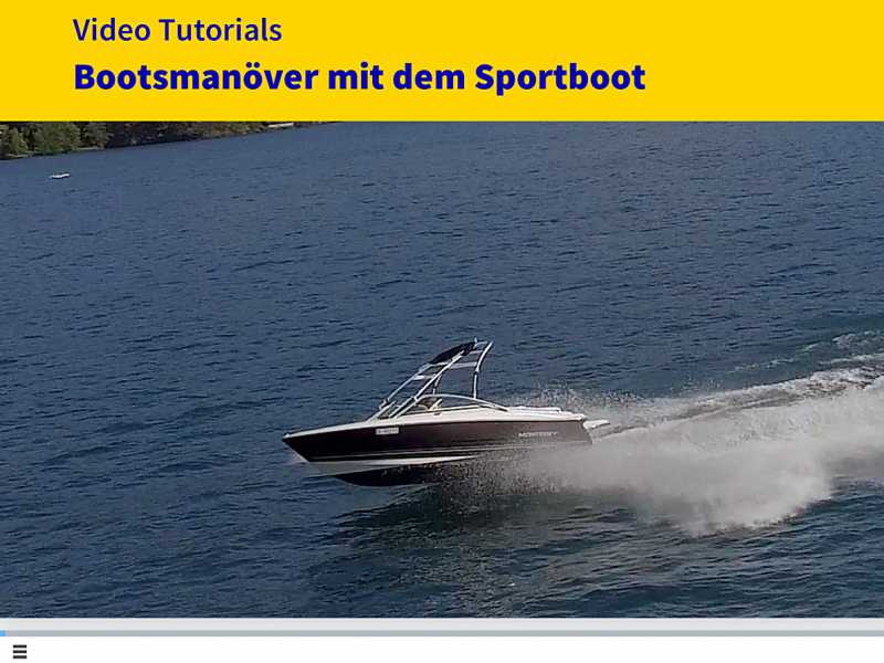 Motorboot fahren & lernen macht Spass wenn Sie wissen wie es geht. Tutorials aus der Praxis vom Bootsfahrlehrer erklären leicht verständlich Schritt für Schritt die wichtigsten Hafenmanöver mit einem Sportboot & Z-Antrieb.
