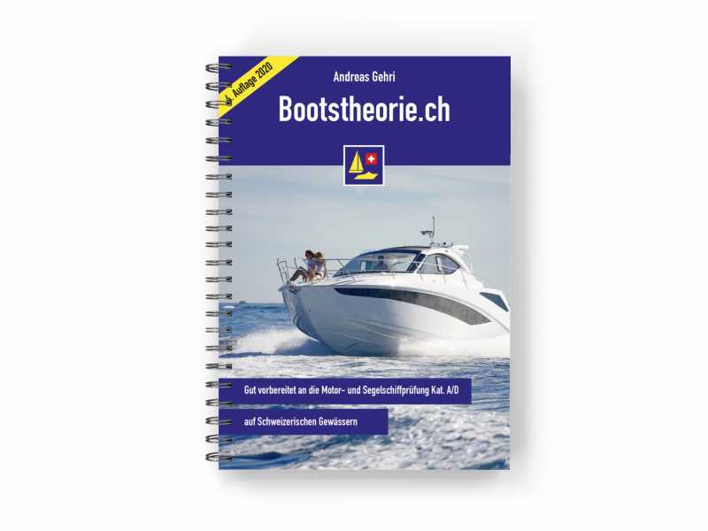 Das ideale Paket Theoriebuch Bootstheorie.ch mit dem Prüfungstrainer Bootstheorie.ch zur Vorbereitung auf die theoretische Bootsprüfung in der Schweiz für Motorboot, Passagierschiff, Güterschiff und Segelschiff.
