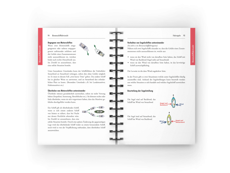 Das Theoriebuch Bootstheorie.ch 2020 vom Bootsfahrlehrer Andreas Gehri zur Vorbereitung auf die theoretische Bootsprüfung Motorboot und Segelschiff Kat. A & D auf Schweizerischen Gewässern.