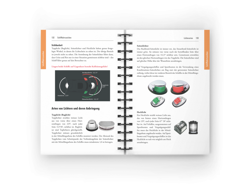 Das Theoriebuch Bootstheorie.ch 2020 vom Bootsfahrlehrer Andreas Gehri zur Vorbereitung auf die theoretische Bootsprüfung Motorboot und Segelschiff Kat. A & D auf Schweizerischen Gewässern.