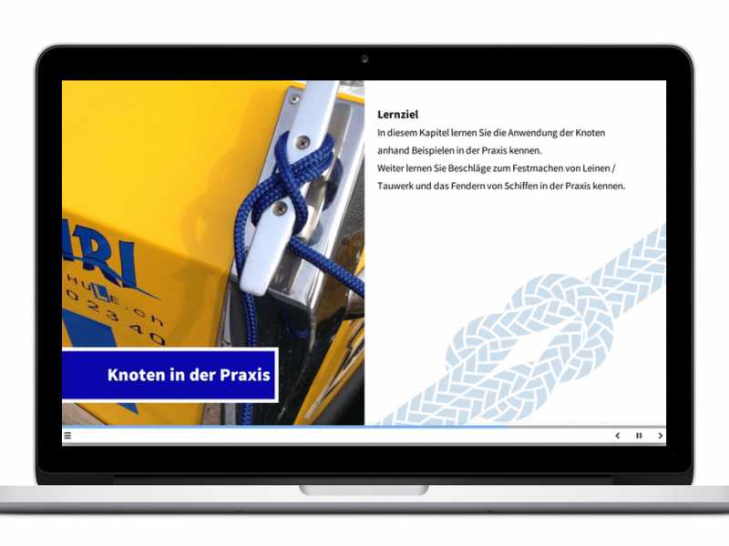 Alles dabei für die Bootsprüfung Motorboot Kat. A in der Schweiz. Originale Theoriefragen, Tutorials mit Knoten & Hafenmanöver vom Bootsfahrlehrer.